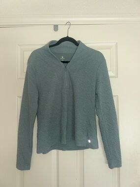 Light Blue Quarter-Zip Pullover